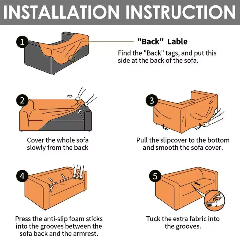 Stretch Printed Sofa Cover