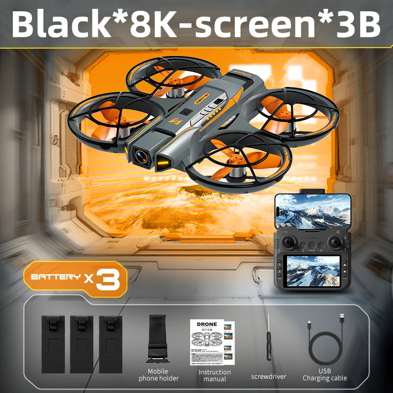 Dron Xiaomi Mijia A21 PRO 8K Profesional 4K HD Cámaras Duales con pantalla RC Motor sin Escobillas Evitación de Obstáculos Juguetes Cuadricóptero