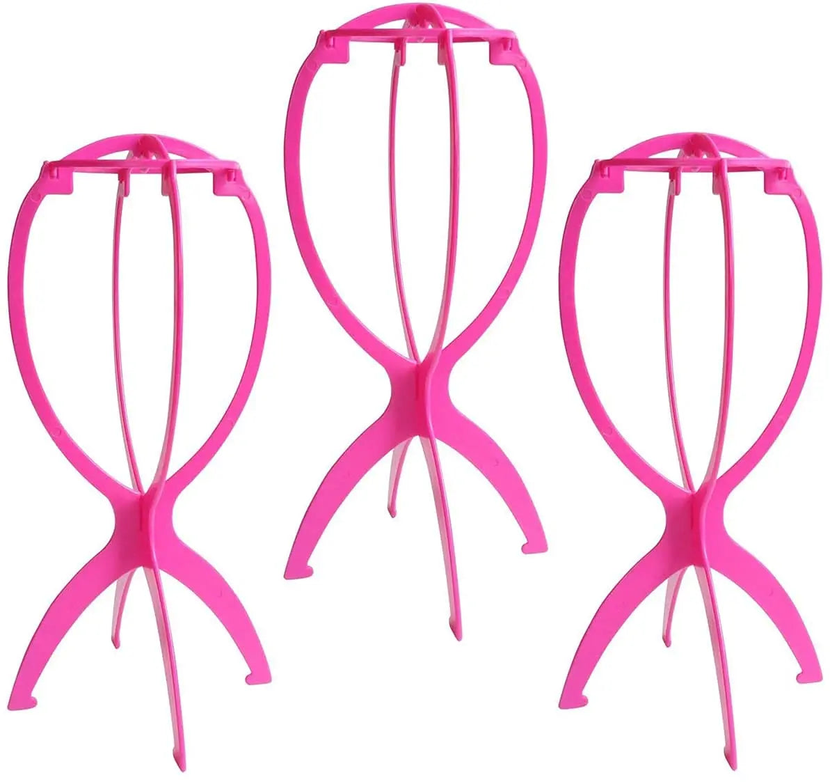 2-Piece Collapsible Wig Stand Set