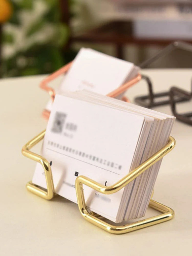 Business Card Holder Desk Bracket Cards Organizer Office Gift Display Holders Business Card Holder Desk Bracket Cards Organizer