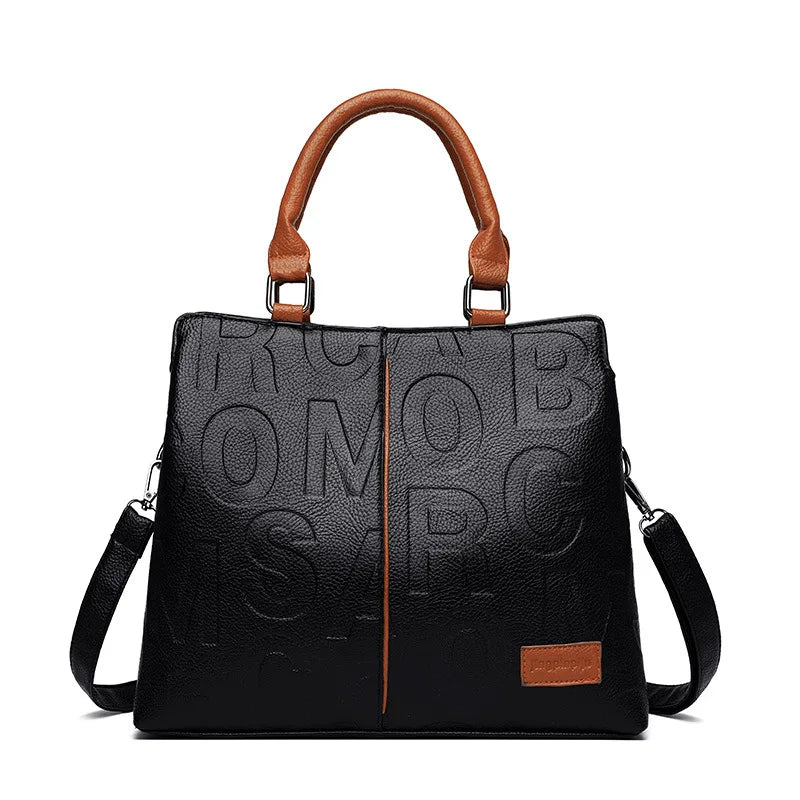 Bolso tote de piel sintética