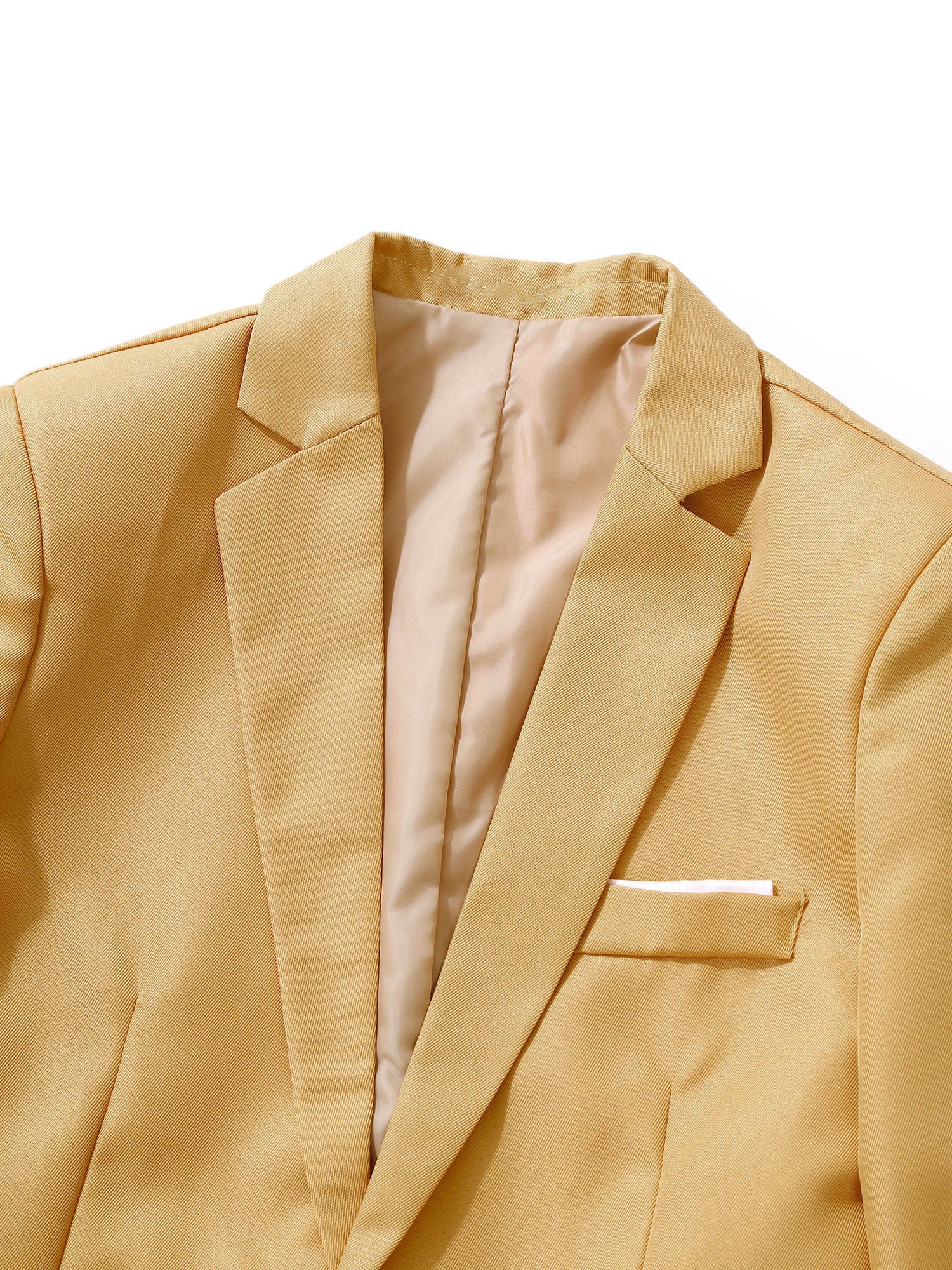 Men Gentleman Suit 2Pcs Formal Uniform Long Sleeve Lapel Blazer Jacket with Pants Office Meetings Business Wedding Party Outfits