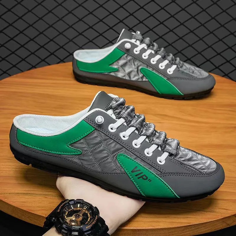 Summer Slippers for Men Trendy Men's Flat Bottom Casual Shoes Soft Sole Support Shoes Men's Sneakers Zapatos De Hombre