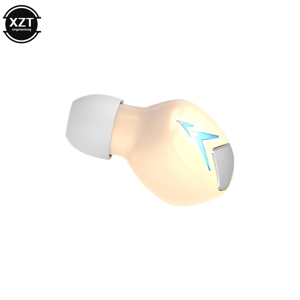 New Mini Invisible Bluetooth 5.0 Headphone TWS Wireless Sports Earphone Handsfree Single Headset Microphone For Smartphone