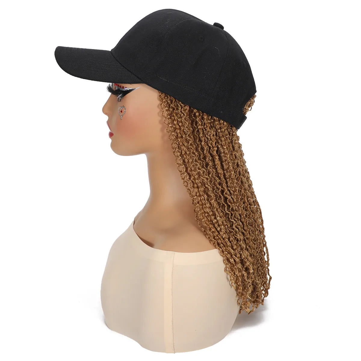 Curly Braided Cap Wig