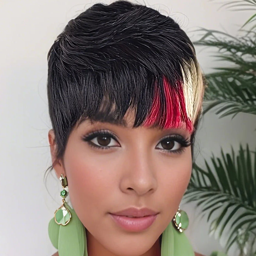 Highlight Pixie Hair Wig