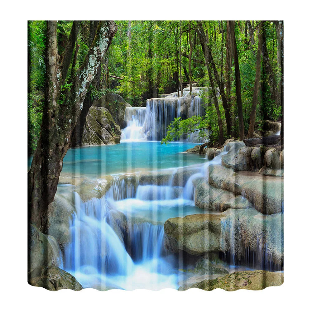 180-230cm Shower Curtains Waterproof Heavy Duty Thick Fabric Bath Curtain for Hotel Bathroom Bathtub Solid White Private Cover