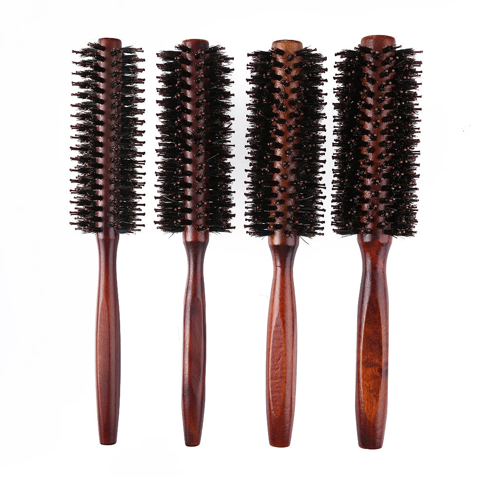 Boar Bristle Round Hair Brush
