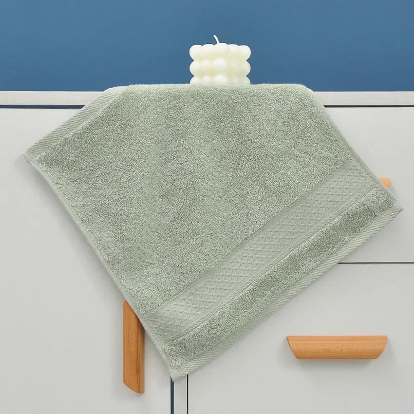20 Colors Handkerchief Towels High Quality Cotton Small Towel Solid Color Soft Thick 34*34cm for Adults Kids Hand Towels toalhas