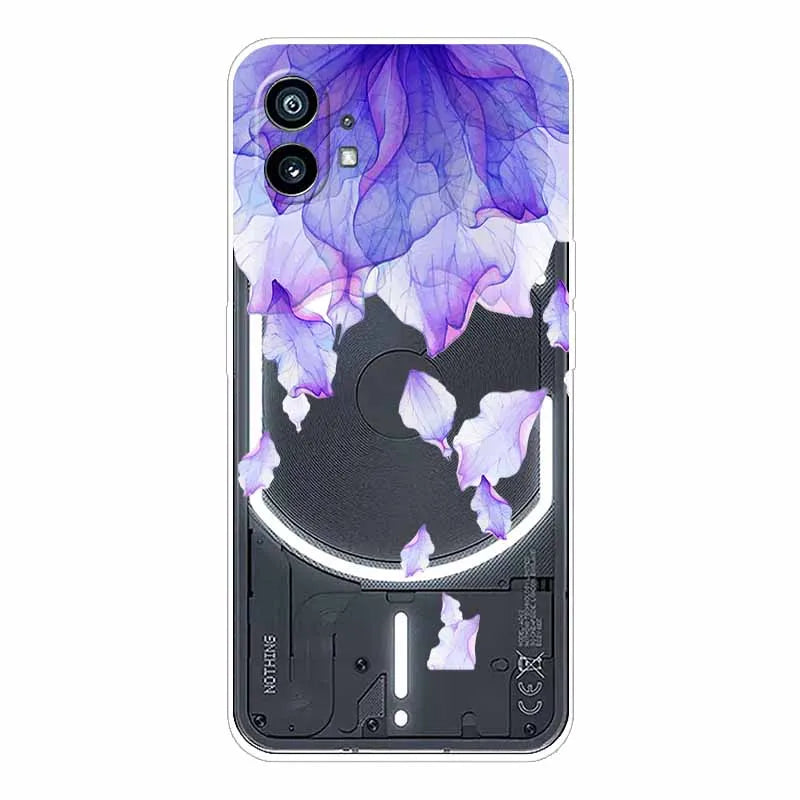 Case for Nothing Phone 1 Cover Transparent Soft TPU Silicone Cases for Nothing Phone One Phone 1 Clear Coque Cute Phone1 2022