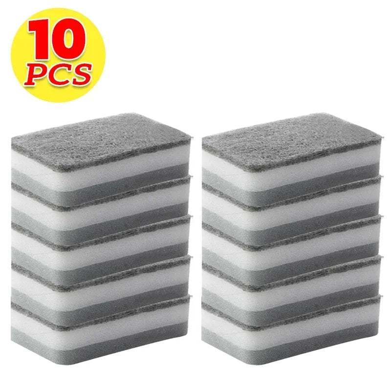 30/5 esponjas mágicas de limpieza, doble cara, reutilizables, trapos de cocina, estropajos para sartenes, ollas, lavavajillas, cepillo, herramientas de limpieza