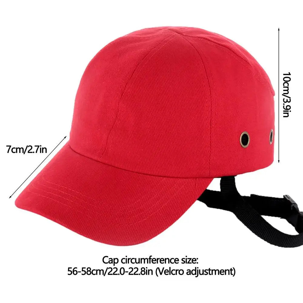Baseball Safety Caps Bicycle Helmets Unisex Safety Hat For Cycling Running Climbing Hiking Camping Fishing Outdoor Bike Helmet