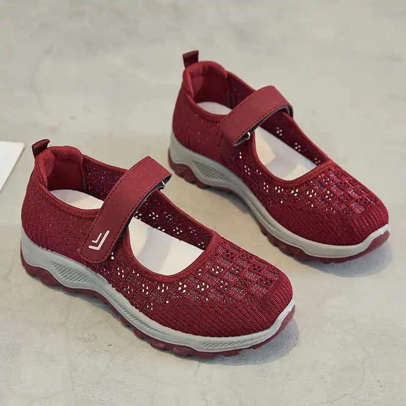 Anti Slip Moccasin Summer Shoes Women Comfortable Chunky Sneakers Retro White Boots Woman Sport Tenks Character Different