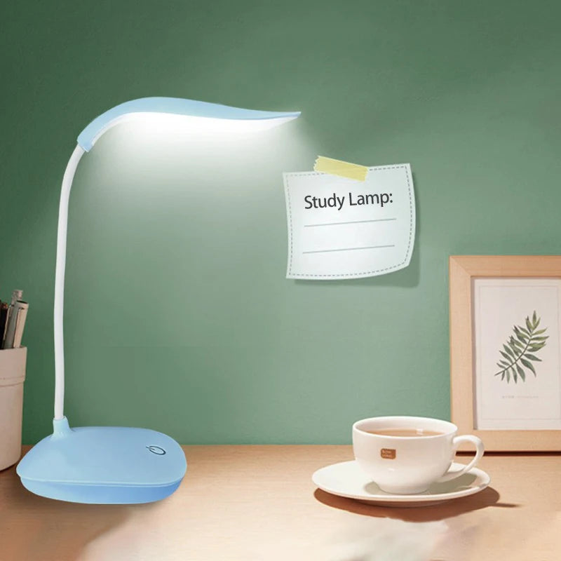 LED Reading Desk Lamp Portable Desk Lamps USB Charging Table Light Touch Dimming Learn Eye Protection Light Room Office Lighting