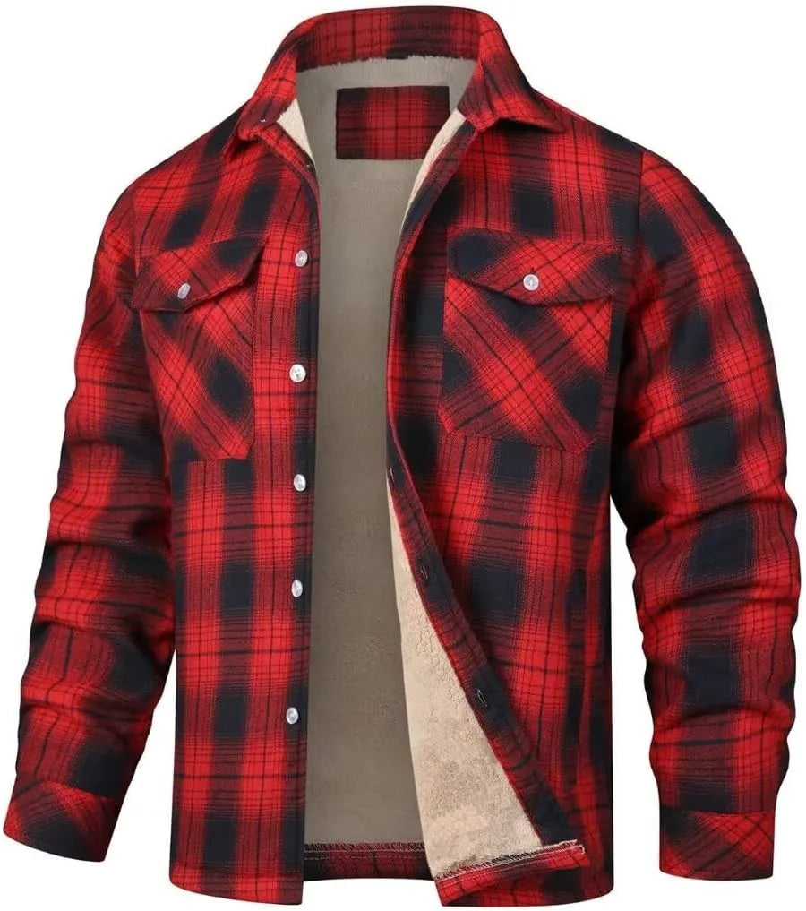 New Men's Jacket for Autumn and Winter Windproof and Cold Proof Warm and Cozy with a Lapel Top Men's Casual Loose Jacket