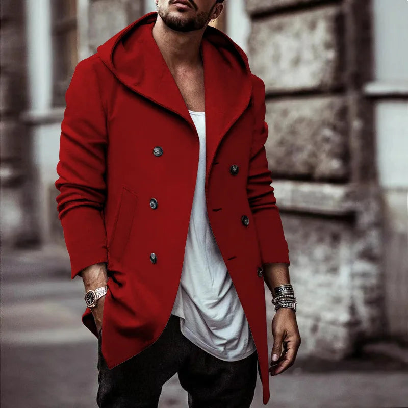 Men Fashion Jacket Male Spring Autumn Windbreaker Bomber Jacket Coats  Hooded Sweatshirt Outwear Jackets Mens Casual Tops