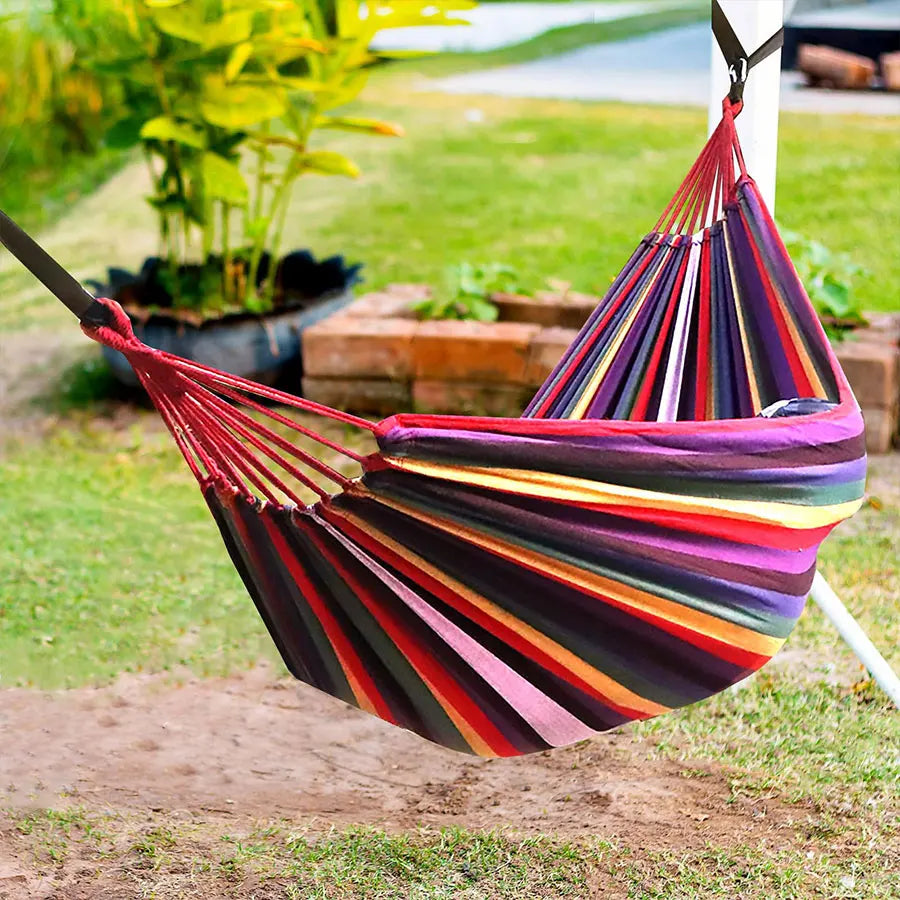 Hamaca para turistas Equipo de camping Hamacas Muebles de jardín Patio Hamacas colgantes para adultos Tienda de campaña Supervivencia al aire libre