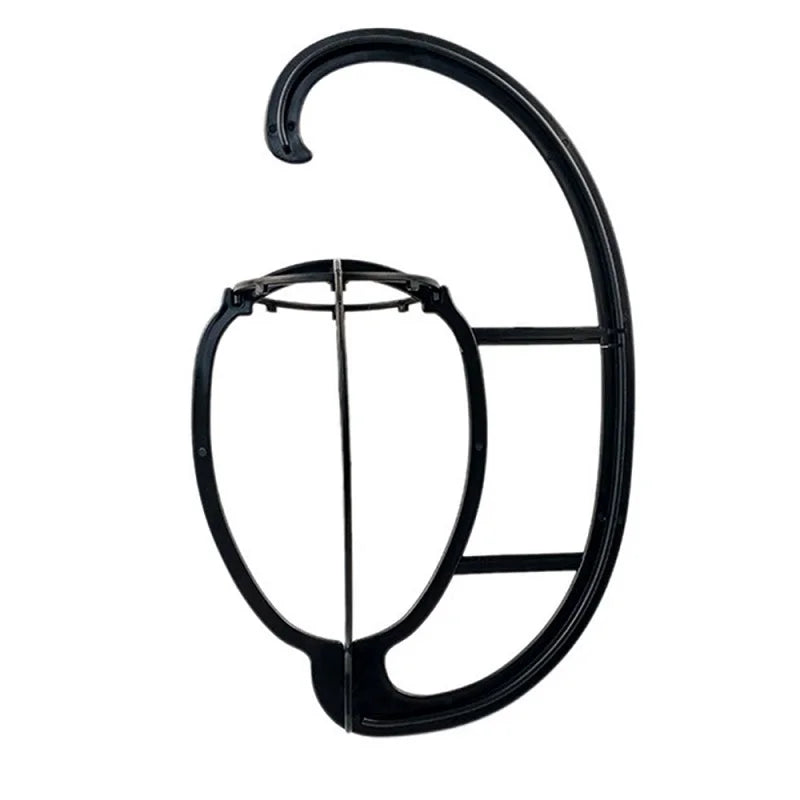 Wig Hanger Portable Hanging Wig Stand for Wigs Collapsible Wig Durable Wig Hanging stand Collapsible Wig
