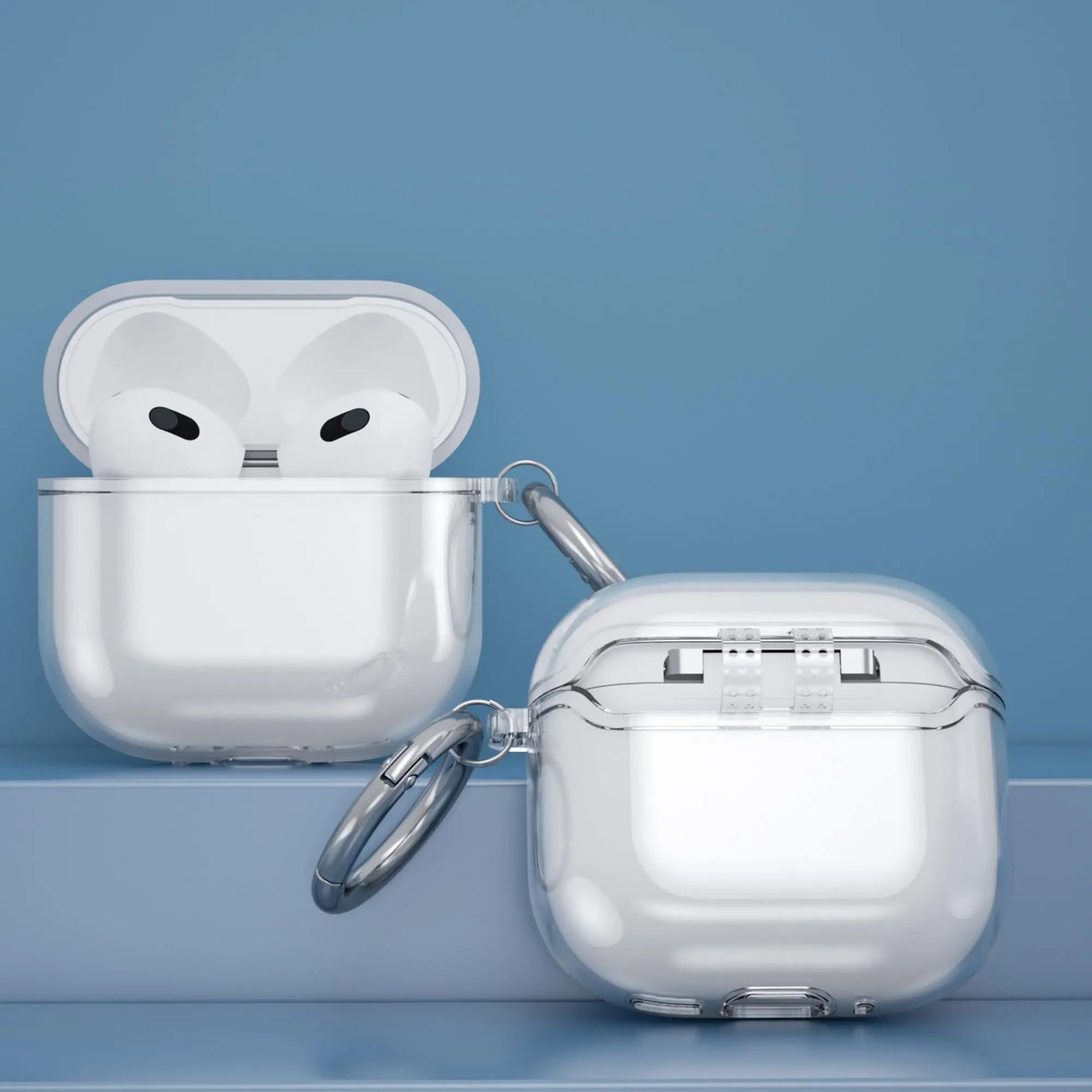 New For Airpods 4 Bluetooth Earphone ANC Wireless Headphone Earbuds with Cleaning Kit Noise Cancelling Clear Case For Airpods 4