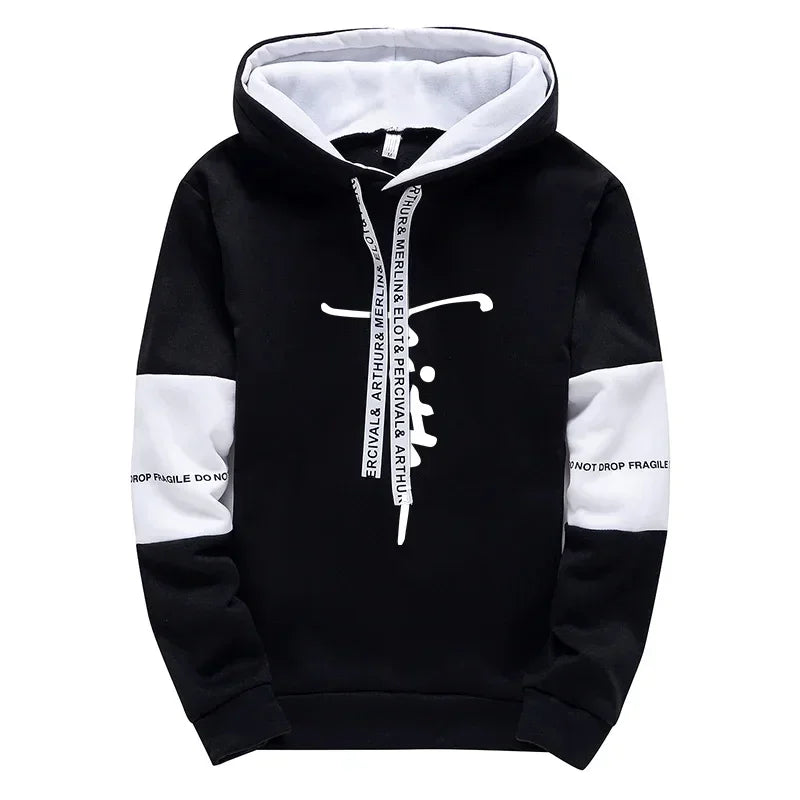 Versatile Outdoors Men's Sweat-shirt Daily Hoodies Fashion Sweatshirts Men Casual Sweatpants Printing Sweatshirt Sports Clothing