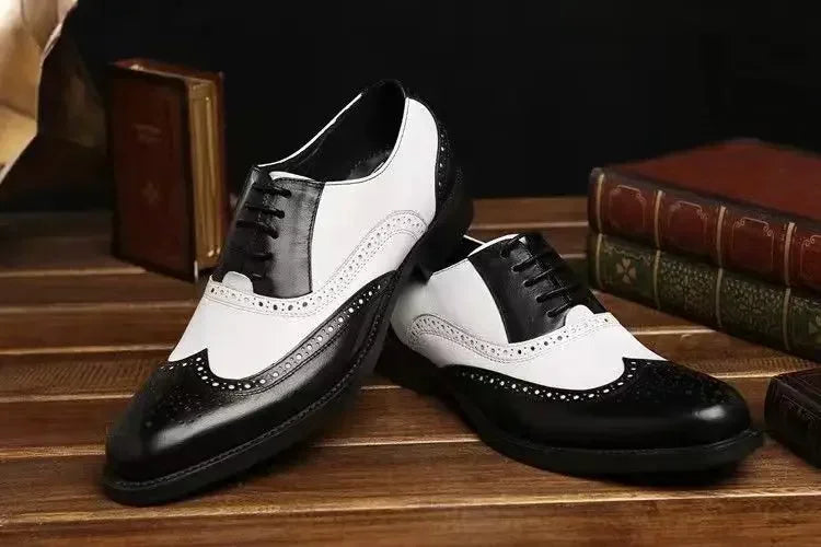 Designer's Classic Men's Formal Shoes, Lace Up Shoes, Plus Size Pointed Business Casual Comfortable Men's Wedding Formal Shoes