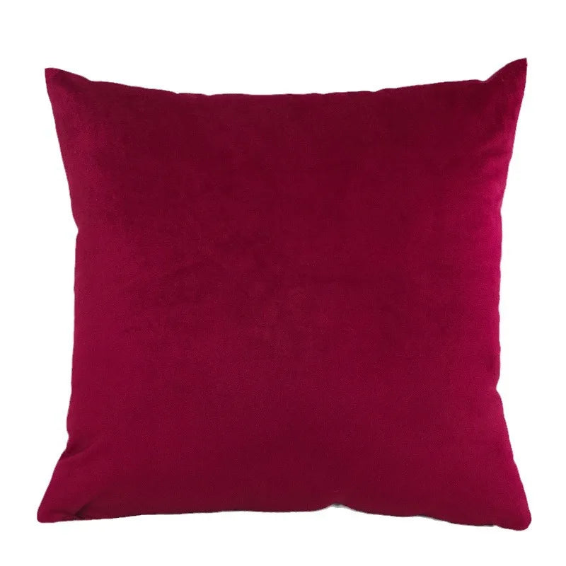 Funda de Almohada Decorativa de Terciopelo para Sofá, Dormitorio, 40x40/45x45/50x50/30x50/55x55/60x60cm, Funda de Cojín Cuadrada