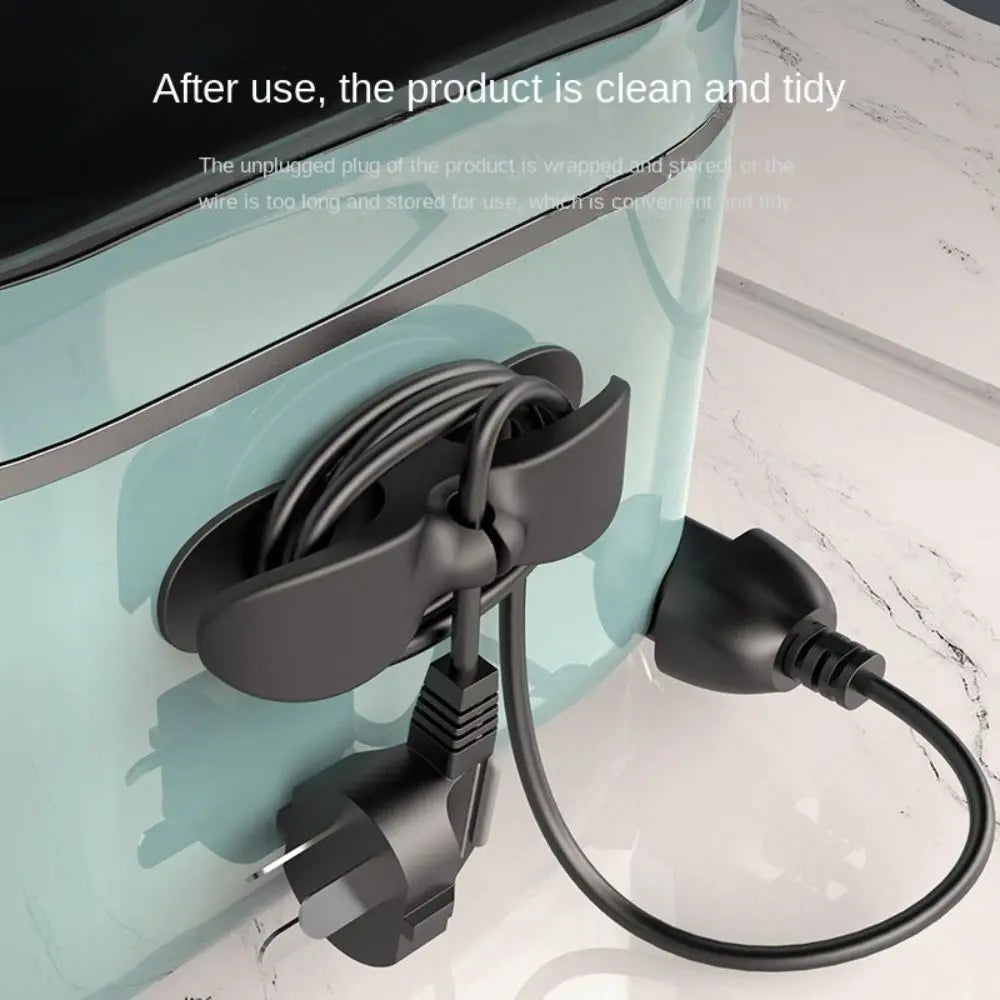 Cord Winder Organizer for Kitchen Appliances Cord Wrapper Cable Management Clips Holder for Air Fryer Coffee Machine Wire Fixer