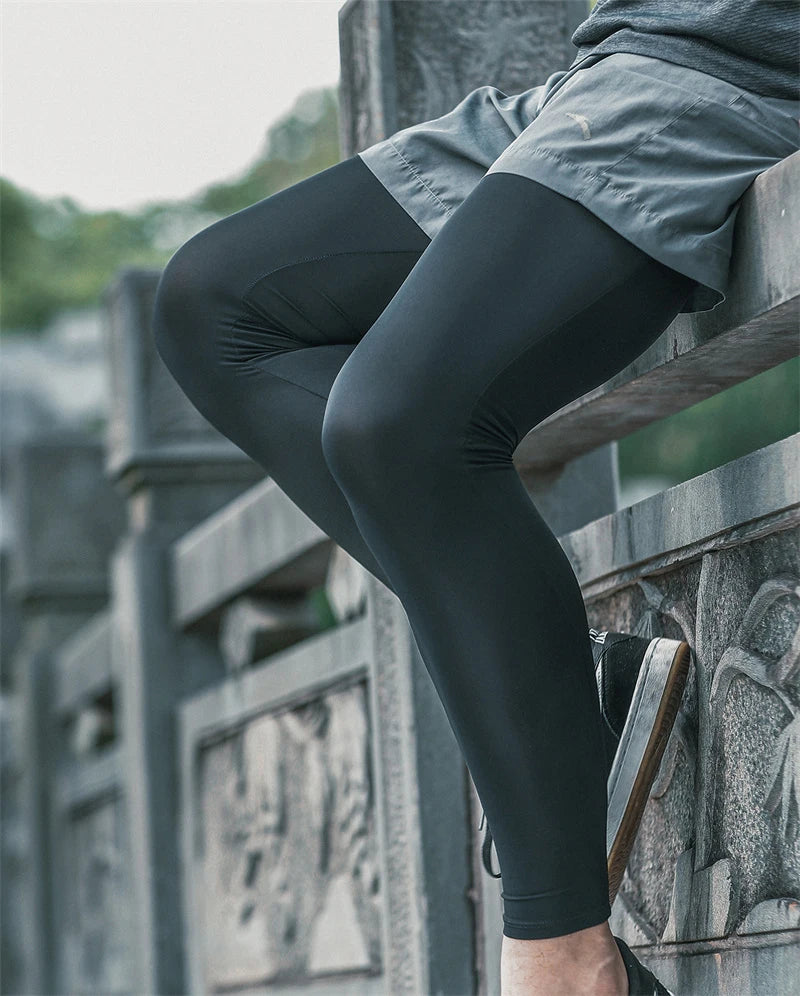 WEST BIKING Summer Running  Cycling Legs Sleeve Ice Silk UV Protection Compression Non-Slip Leg Warmer Cooling Sport Gear