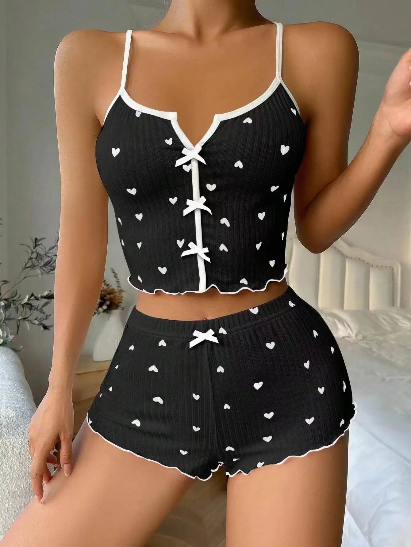 Women's Pajamas Set Pyjamas Femmes Sexy’ Pijama Pajama Set Woman Pyjama Short Femme Summer Sets Sleepwear Shorts Clothes Sleep