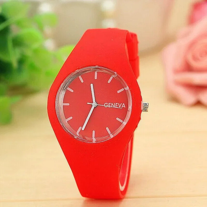 Reloj Mujer 2021 Women's Watches Famous Brand Quartz Watch Women Fashion Casual Sports Silicone Wristwatch Hot Kobiet Zegarka