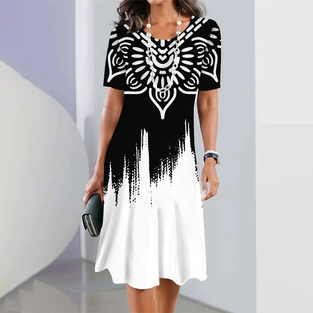 Vestido Elegante de Verano para Mujer – Tejido Suave y Fluido