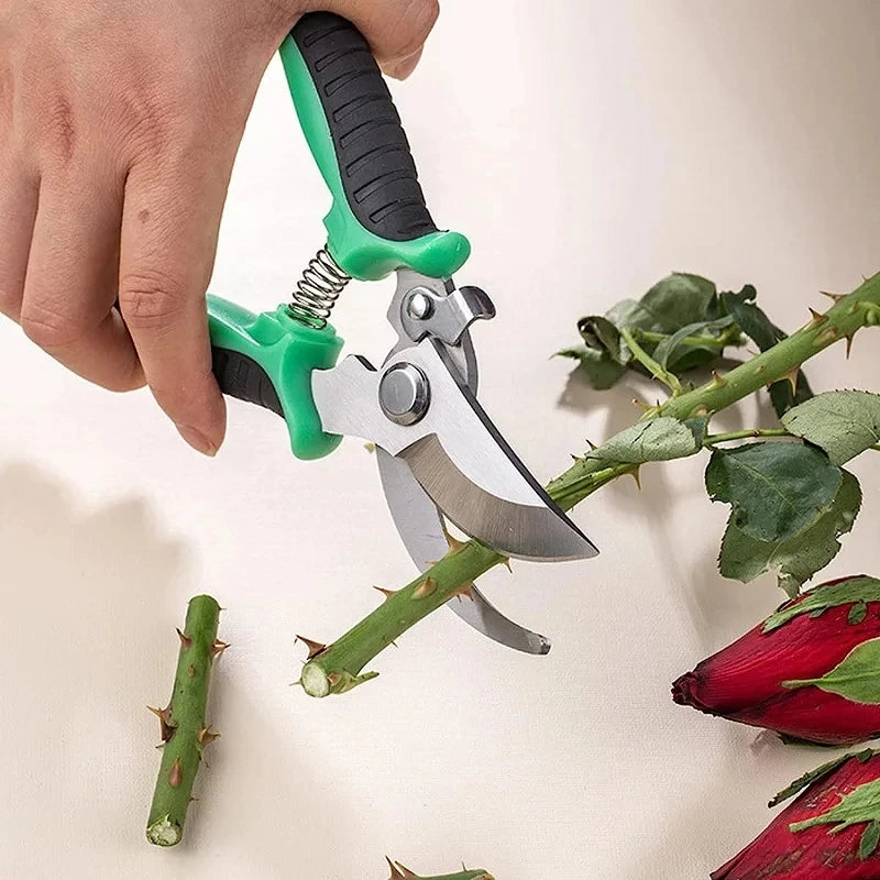 Gardening pruning shears - Professional sharp over-the-bridge pruning shears - Tree pruning tools - Manual pruning shears - Gard