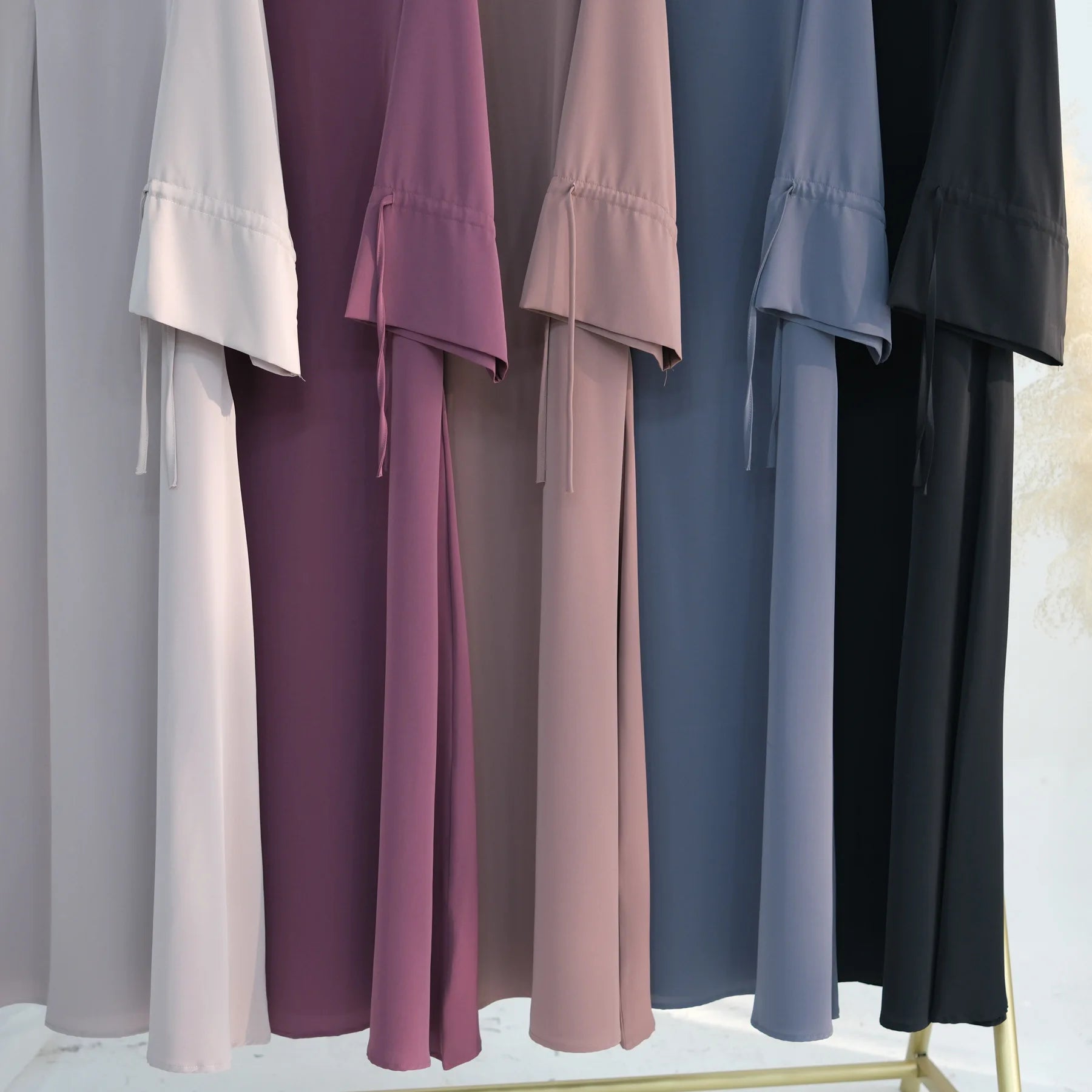 Ramadán Árabe Mujeres Musulmanas Vestido Modesto Elegante Abaya Lisa de Dubái Ropa Islámica para Iglesia Moda Turca Suelta Túnica Lisa