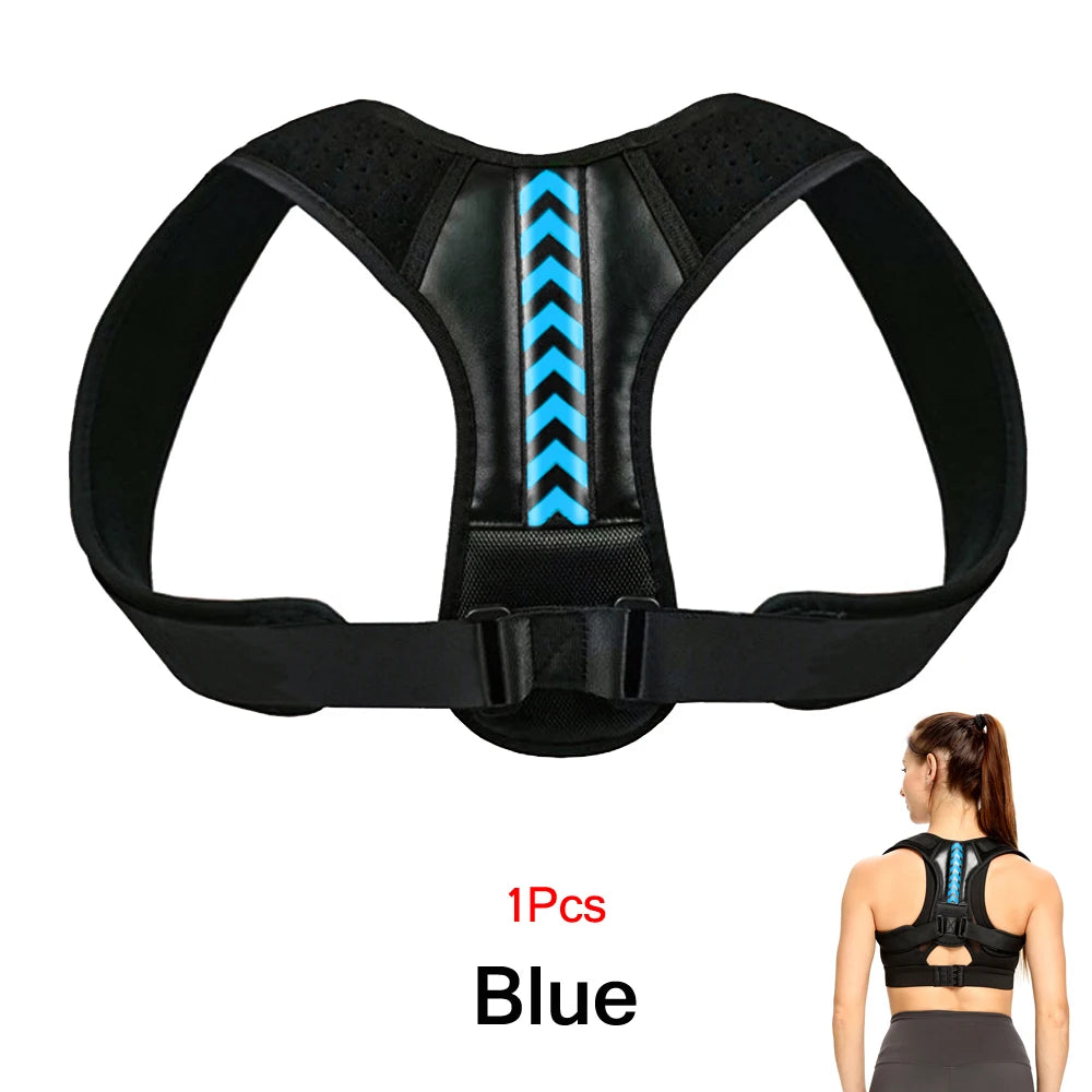 Adjustable Back Posture Corrector Belt Clavicle Spine Men Women Home Office Outdoor Upper Back Waist Shoulder Posture Correction