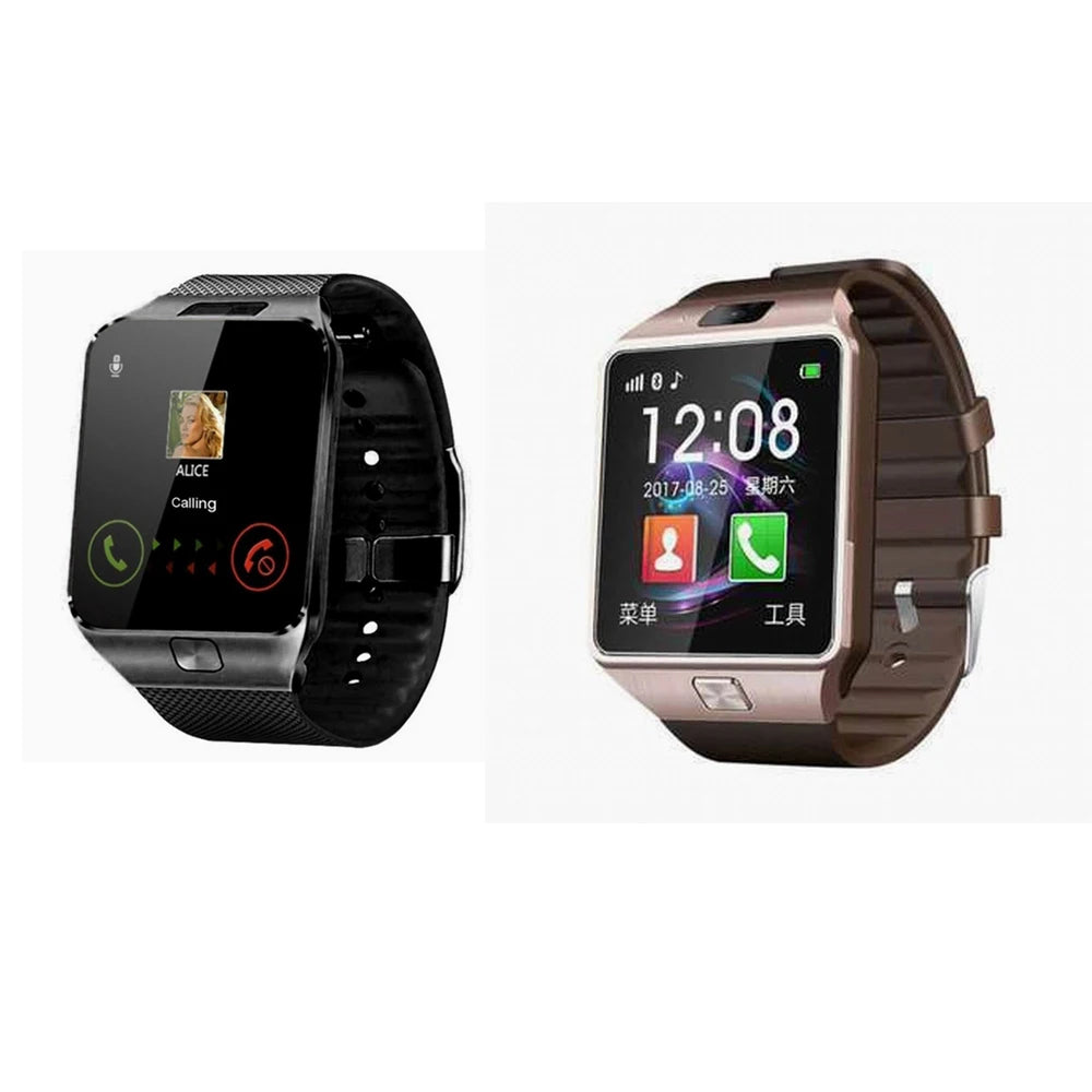 DZ09 Smart Watch IP67 Bluetooth Music Smartwatch Camera With SIM Card Call Smart Watch Men Women Reloj Inteligente For Android