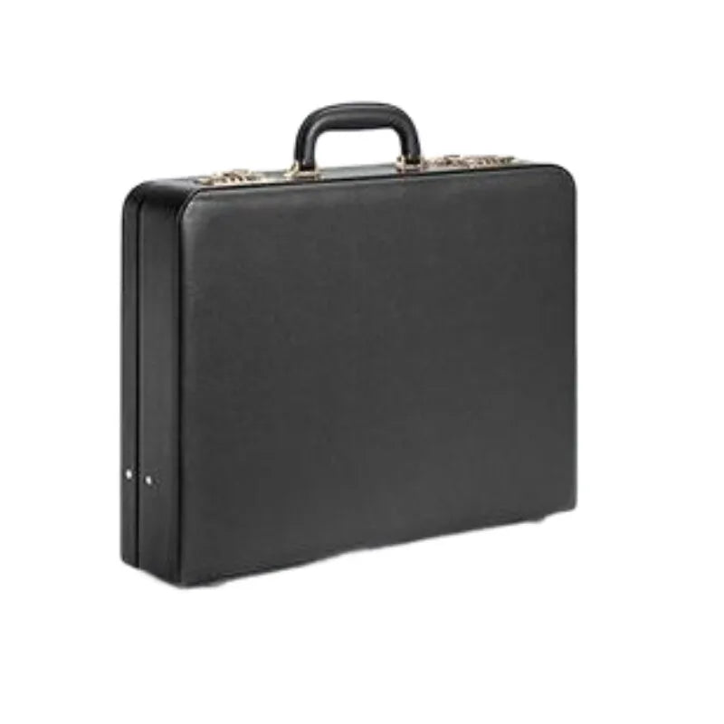 Professional PU Leather Business Briefcase Multifunctional Laptop Bag with Multiple Compartments, Document Organizer for Office