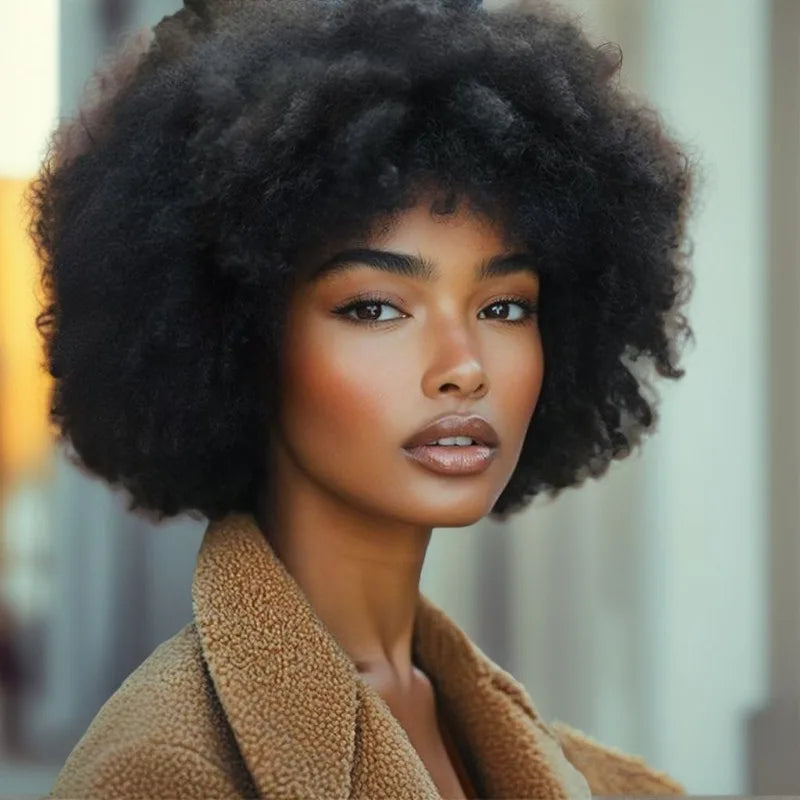 Short Kinky Curly Wear & Go Wig