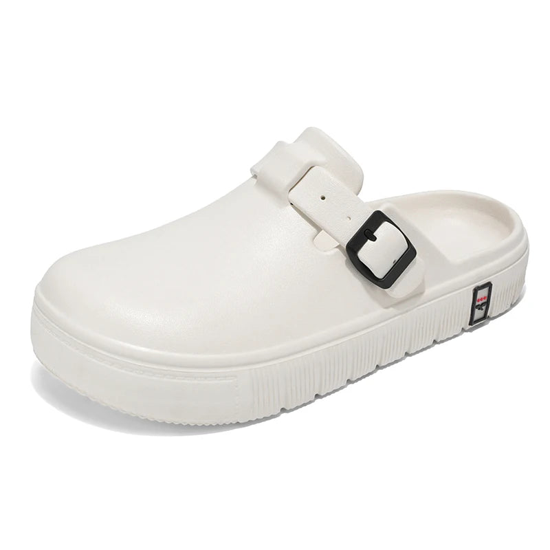 HKDQ Medical Slippers for Man Doctors Nurses Anti-Slip Waterproof EVA Surgical Shoes Breathable Chef Work Slippers for Male