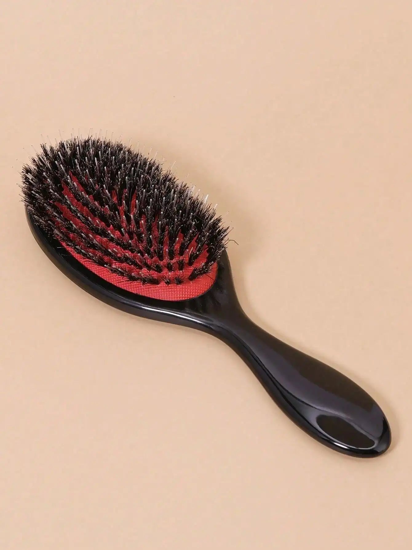 Women, Home, Travel Minimalist Portable Mini Ball Tip Cushion Detangling Hair Brush Comb, Curly Hair Styling Edge Slick Back Wooden Brush Set for Women, Barber Salon Hairdressing Accessories, Back To School Travel Holiday Ess