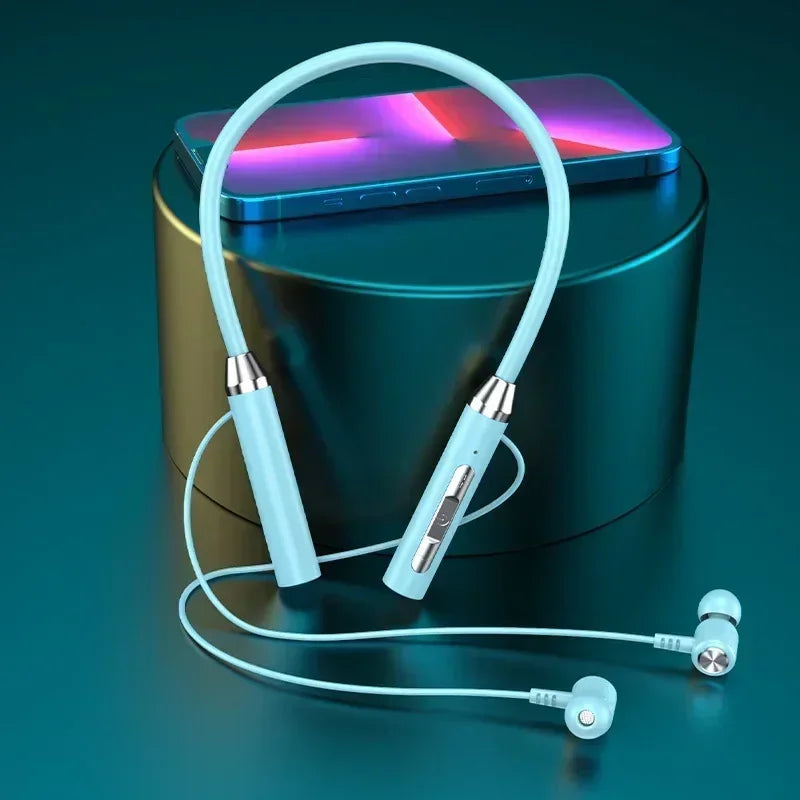 K58 Wireless Headphones Bluetooth Neckband Magnetic Earphones Sport Running Earbuds Waterproof Bluetooth 5.3 Headset With Mic