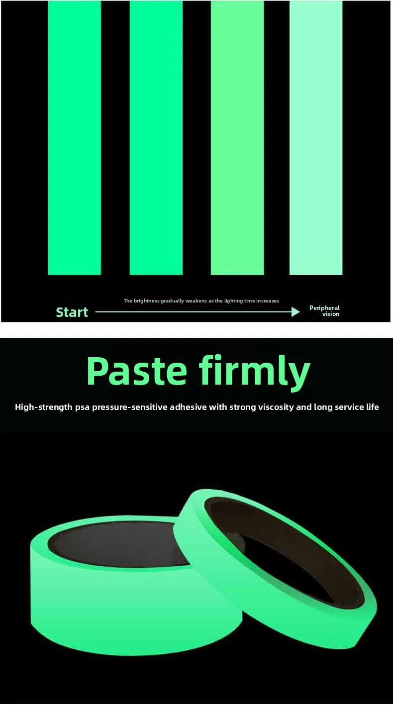 Fluorescent Safety Stair Tape