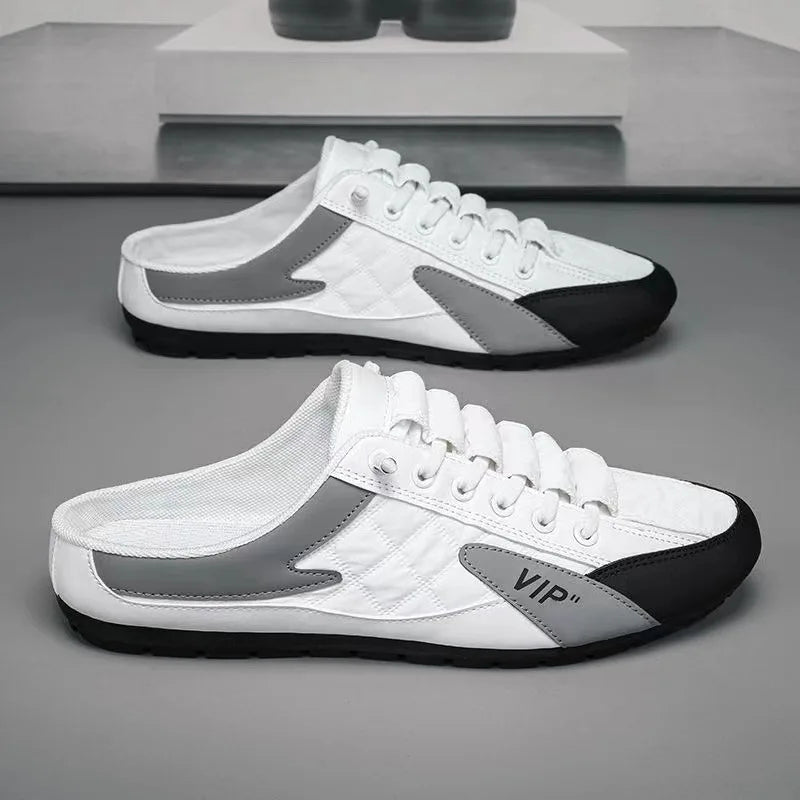 Summer Slippers for Men Trendy Men's Flat Bottom Casual Shoes Soft Sole Support Shoes Men's Sneakers Zapatos De Hombre