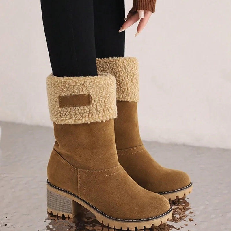 Ankelstøvletter i pels