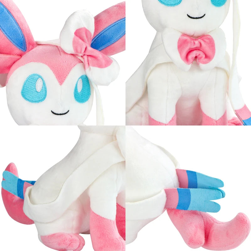 Oringinal Plush Toys Eevee Evolution Sylveon Umbreon Espeon Sylveon Glaceon Jolteon Stuffed Animals Peluche Dolls Gifts