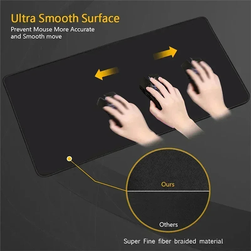 Large Gaming Mousepad P-pokemon Gengar Gifts Soft Mousepads  Desk Pads for PC Keyboard Mats Table Rug 900x400 Computer Mousepad
