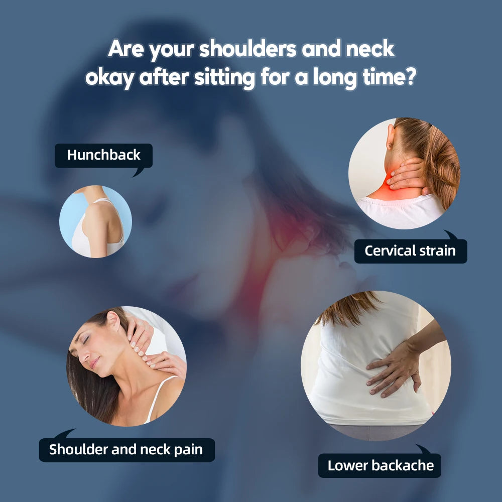 Electric Shoulder Kneading Massage Shawl Automatic Neck Back Massager Wireless Back Muscle Trapezius Relaxing Massage Pillow