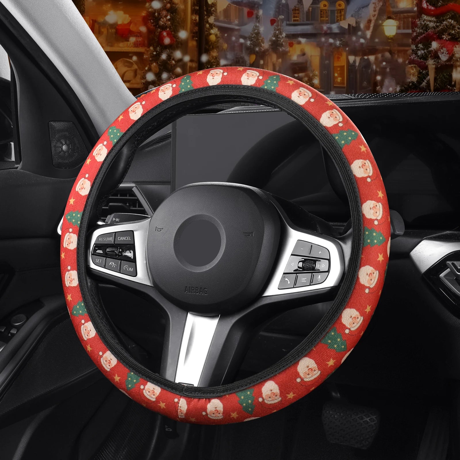 Christmas Steering Wheel Cover