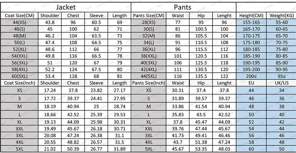 Luxury 3 Piece Jacket Pants Vest Male Clothing Slim Fit Costume Homme Blazer Wedding Groomsmen Men Suits Clothing