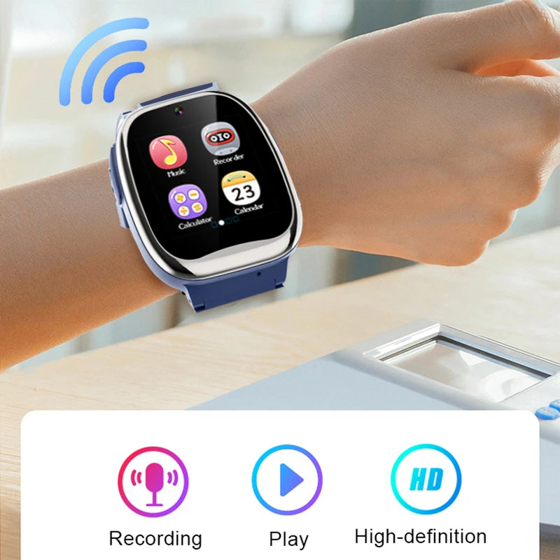 Kids Smart Watch With 26 Game Music MP3 Player Video HD Selfie Camera Calculator Flashlight Recording Pedometer Watch Boys Girls