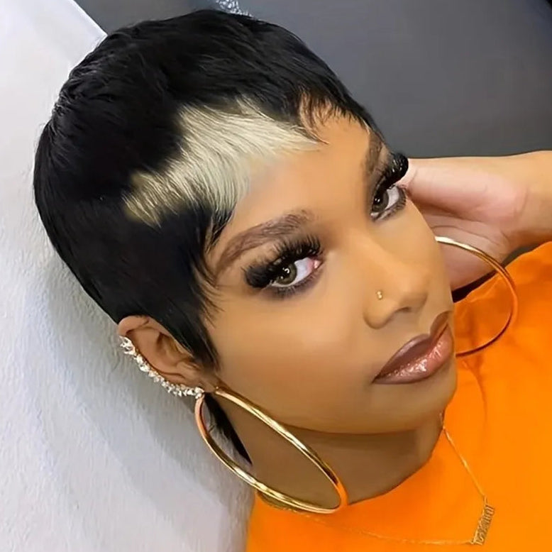 Blonde Pixie Hair Wig